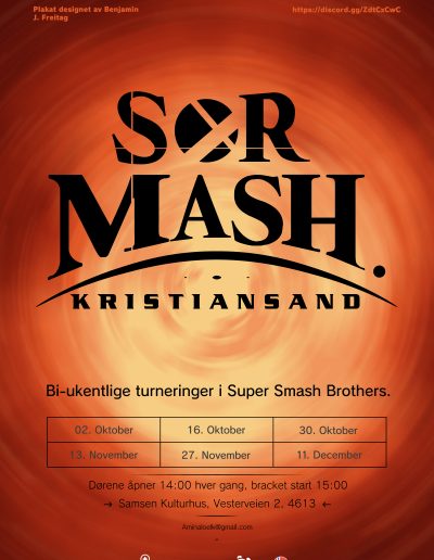 A super smash bros local poster